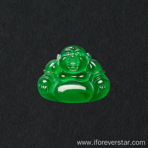 Wholesale Price Fine Jewelry Green Jade Stone Buddha